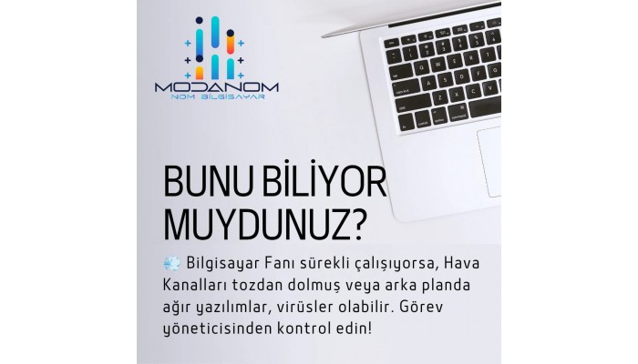 Bilgisayar Fanınız Neden Sürekli Çalışıyor? İşte Nedeni ve Çözümü