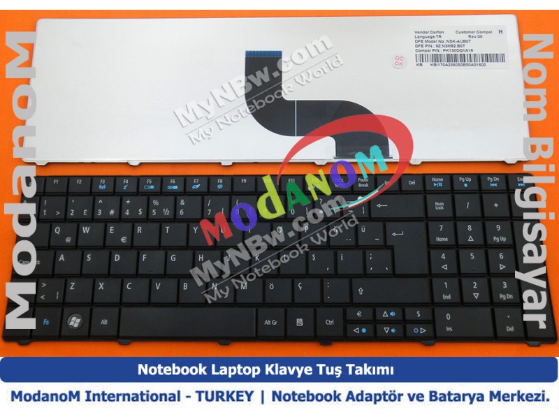 Acer Aspire E1-571 E1-571G Klavye Türkçe
