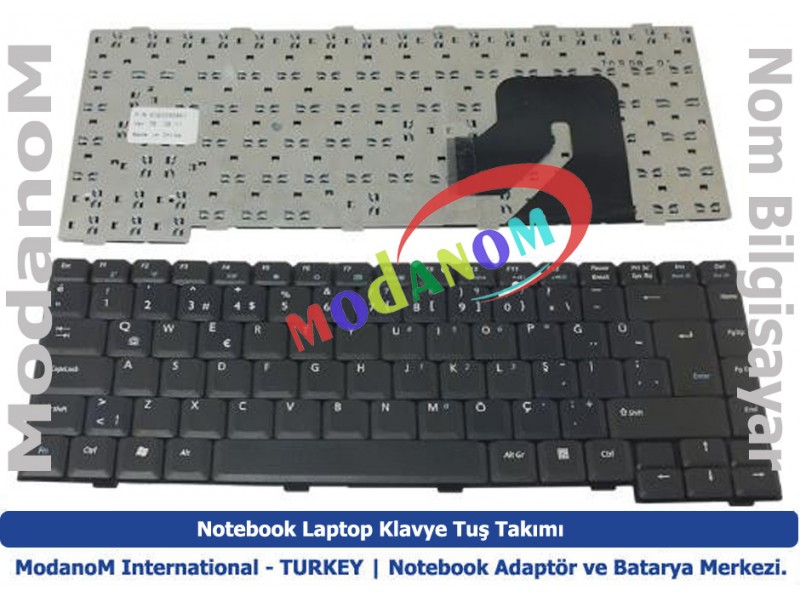 Asus w2jb Klavye Siyah Türkçe