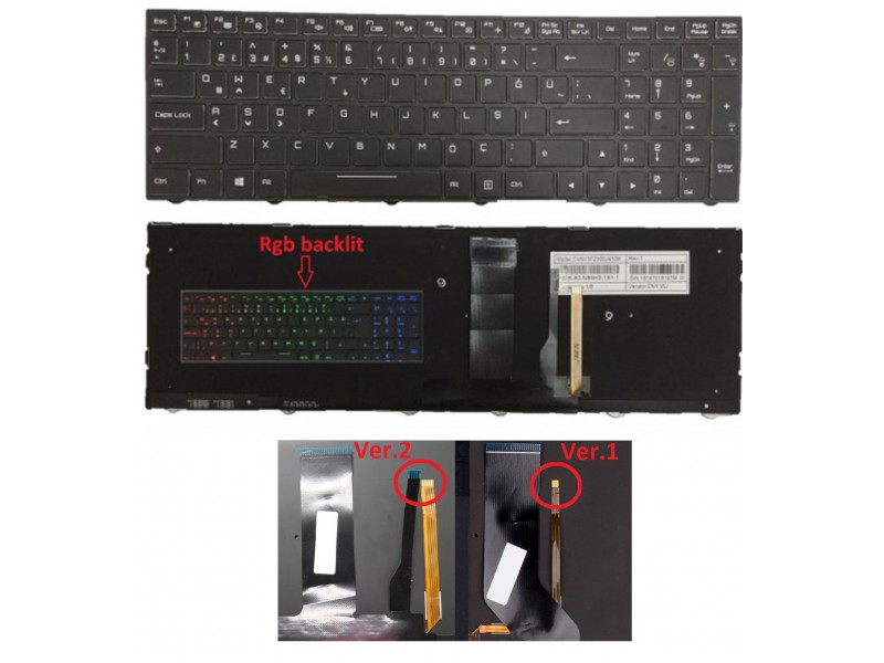 Monster Abra A7 V7.3 Klavye Siyah Türkçe Işıklı RGB VER.2