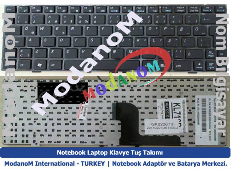 0KN0-XC1US18 Klavye Türkçe Siyah