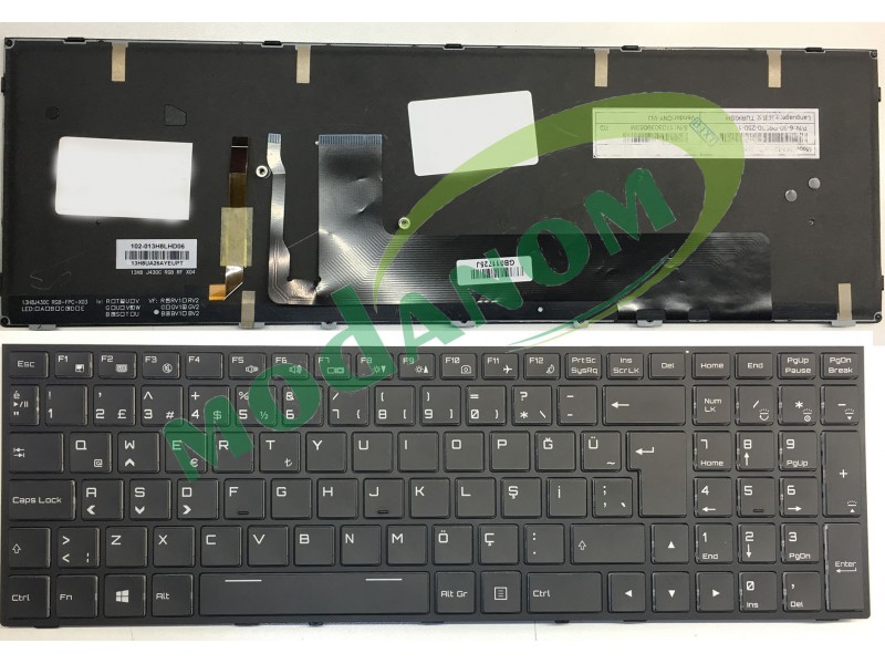 Monster P650RP6 Klavye Işıklı VER.2 (RGB)