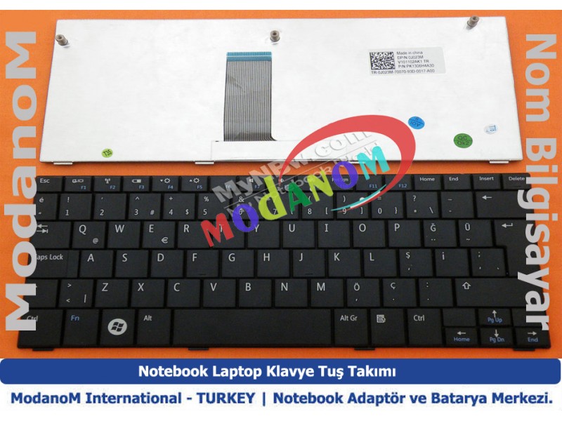 0W664N Klavye Türkçe Siyah