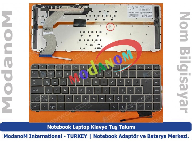 Hp Envy 14-1949 Klavye Türkçe Siyah Hp Envy 14-1950 Klavye Türkçe Siyah