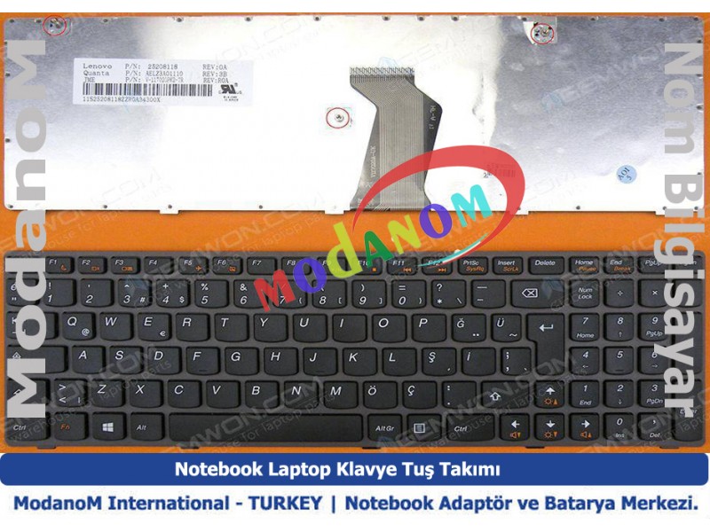 25201820 klavye türkçe siyah sıfır q