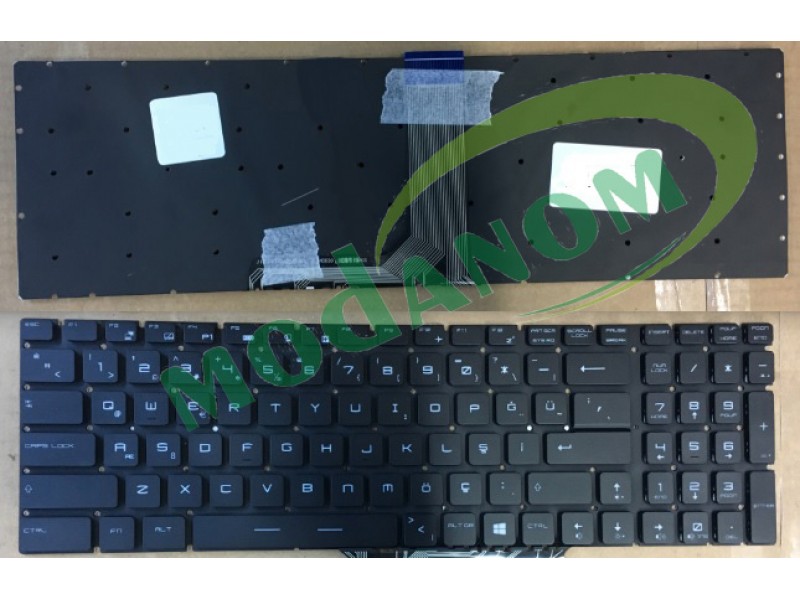 MSI GL63 8RD-429XTR Klavye Siyah