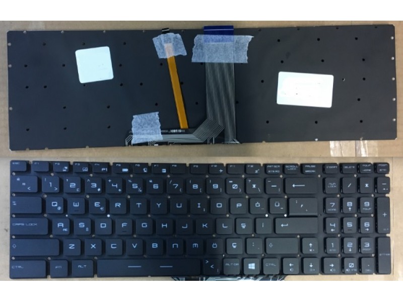 V143422DK1UI Klavye Siyah Türkçe Işıklı