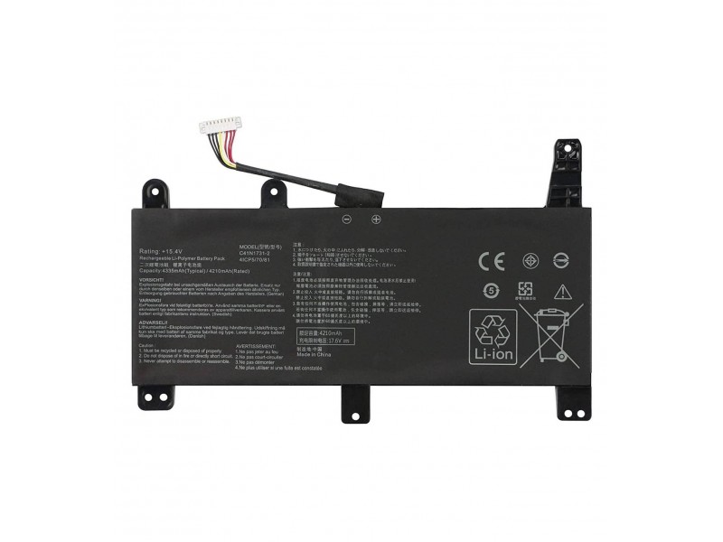 Asus C41N1731 Notebook Batarya Laptop Pil Ver.3