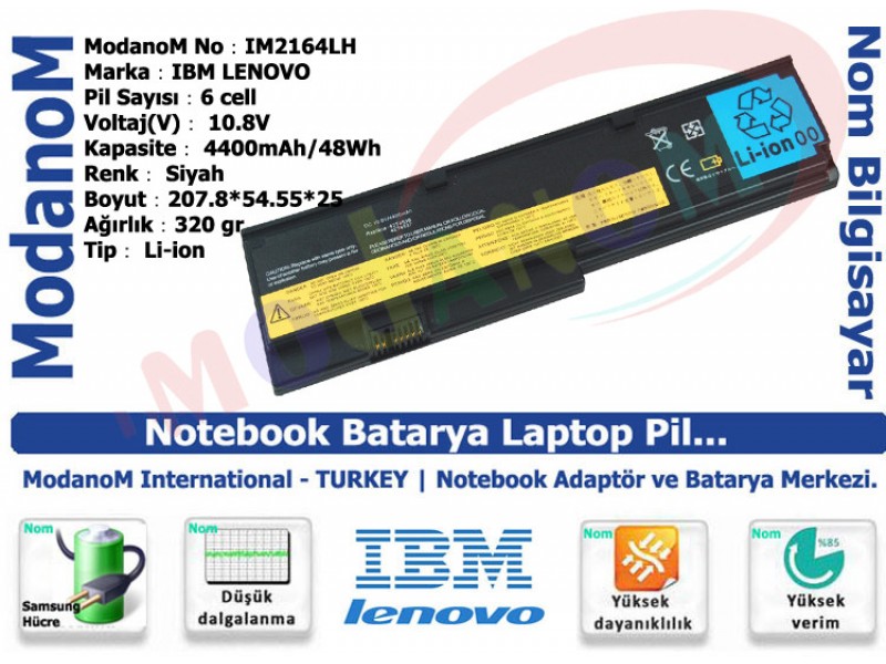 42T4534 42T4535 42t4543 42T4650 42T4834 42T4835 Batarya Laptop Pil