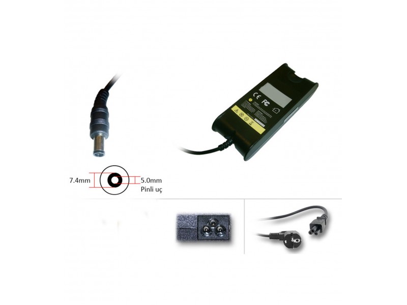 19.5V 4.62A 90W Dell Latitude Notebook Adaptör Laptop Şarj