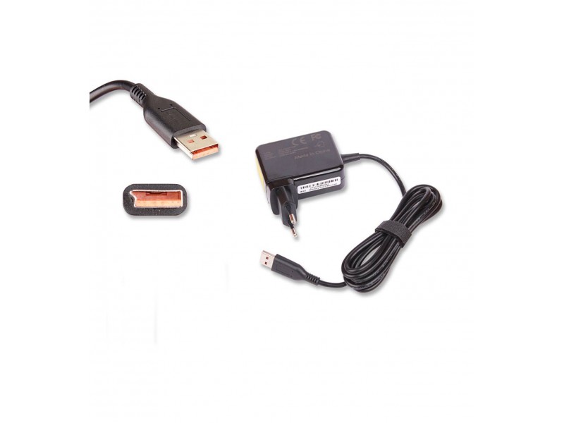 20V 2A 40W Yamuk USB Uçlu Lenovo Notebook Adaptör Laptop Şarj