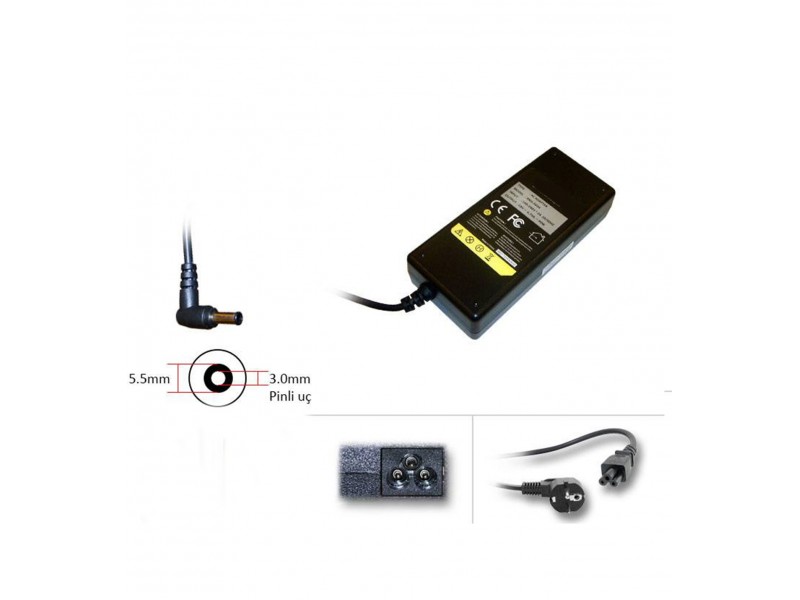 19V 4.22A 80W Samsung Laptop Notebook Adaptör Laptop Şarj