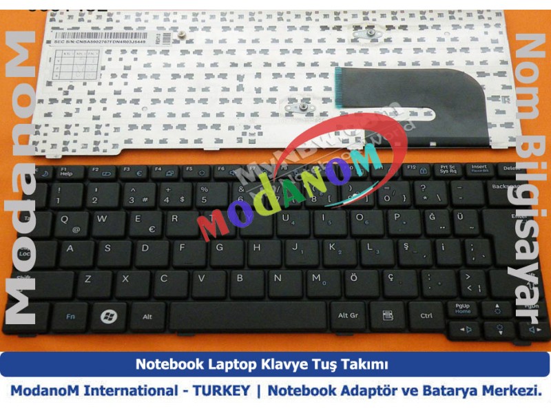 Samsung NP-N150 Plus Klavye Türkçe Siyah