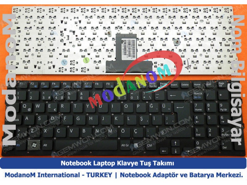 1-487-932-21 Klavye Türkçe Siyah 1-487-935-31 Klavye Türkçe Siyah